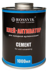 Клей активатор 1000 мл (банка с кистью) ROSSVIK
