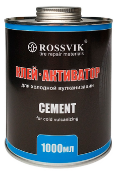 Клей активатор 1000 мл (банка с кистью) ROSSVIK
