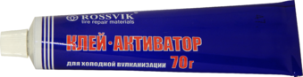 Клей активатор, 70г (туба) ROSSVIK
