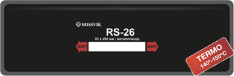 Пластырь радиальный металлокордовый RS-26 (термо) ROSSVIK