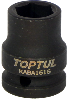 Головка 16мм ударная короткая 1/2" TOPTUL
