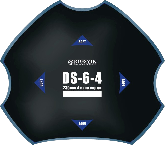 Пластырь диагональный DS-6-4 (холодный) ROSSVIK
