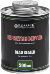 Герметик бортов шин, 500мл (банка с кистью) ROSSVIK