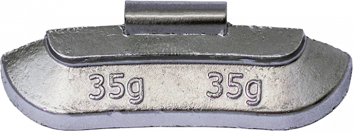 Балансировочный груз для стального диска 35гр. (уп. 50шт.)