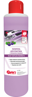 Полироль для пластика Аскот multi plus с ароматом черных ягод (Ежевика) 1 л, АиС